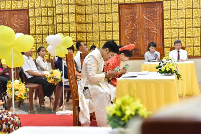 Chùa Giác Ngộ: Lễ hằng thuận của 2 Phật tử Pháp Đạo và Hoa Tâm