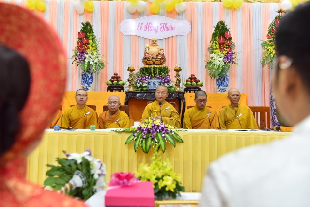 Chùa Giác Ngộ: Lễ hằng thuận của 2 Phật tử Pháp Đạo và Hoa Tâm