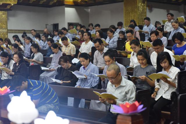 Chùa Giác Ngộ: Long trọng tổ chức khóa lễ Phật Thành Đạo PL. 2560