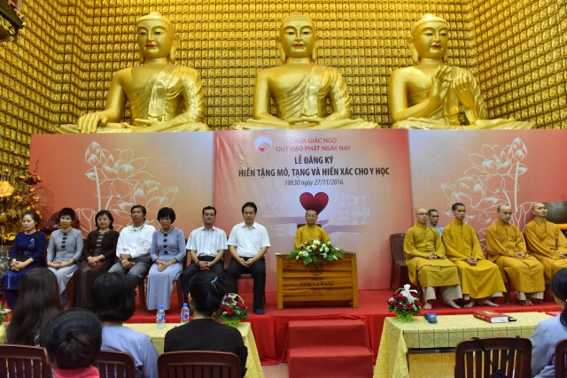 Chùa Giác Ngộ: 449 người đăng ký hiến tạng, mô và hiến xác cho y học