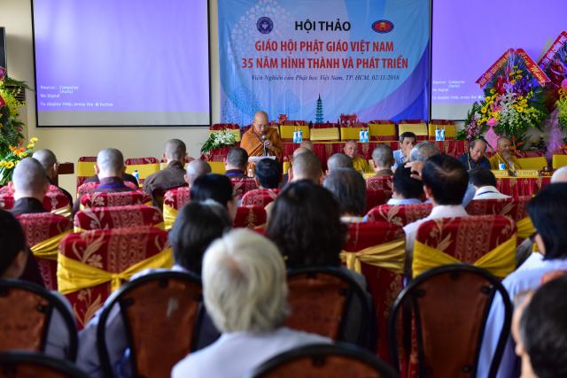 TP. HCM: Hội thảo khoa học ‘’Giáo hội Phật giáo Việt Nam 35 năm hình thành và phát triển’’
