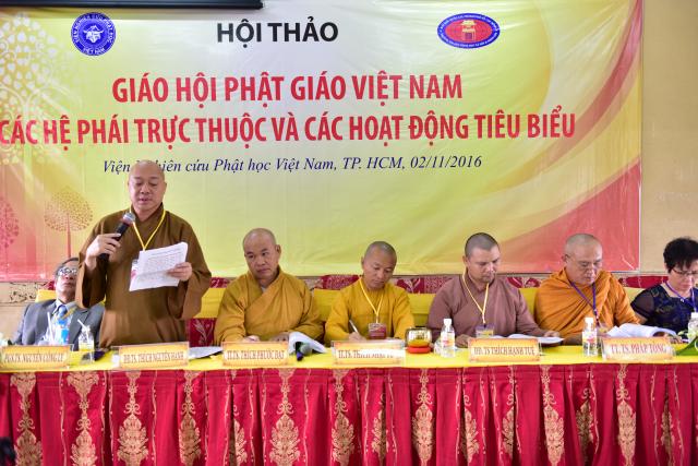 TP. HCM: Hội thảo khoa học ‘’Giáo hội Phật giáo Việt Nam 35 năm hình thành và phát triển’’