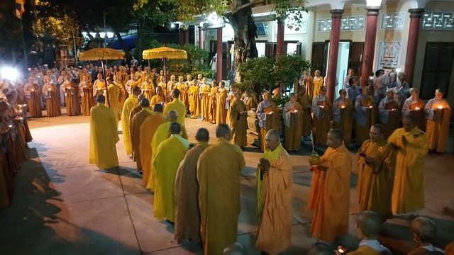 Trang nghiêm lễ nhập kim quan Trưởng lão Hòa thượng Thích Thiện Bình