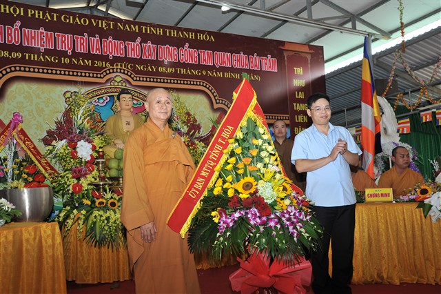 Thanh Hóa: Lễ công bố quyết định bổ nhiệm trụ trì chùa Bái Chăm