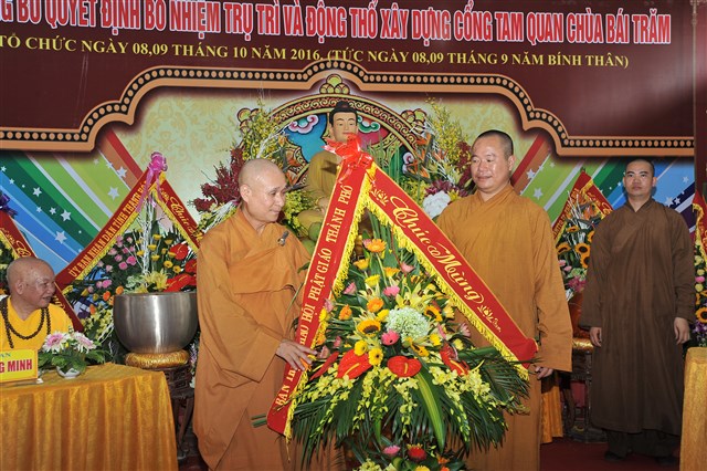 Thanh Hóa: Lễ công bố quyết định bổ nhiệm trụ trì chùa Bái Chăm