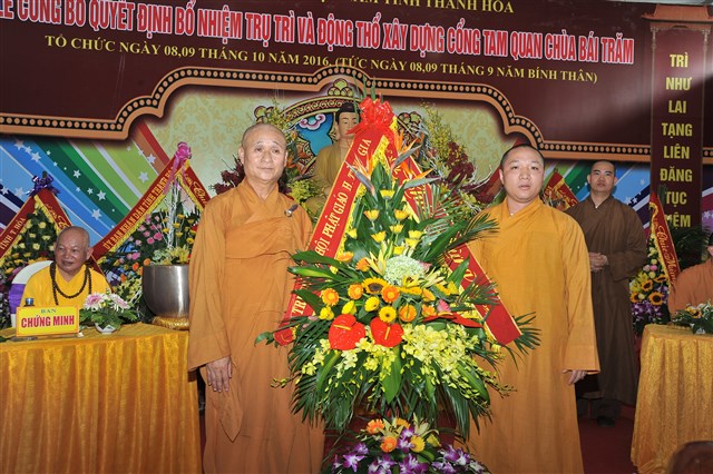 Thanh Hóa: Lễ công bố quyết định bổ nhiệm trụ trì chùa Bái Chăm