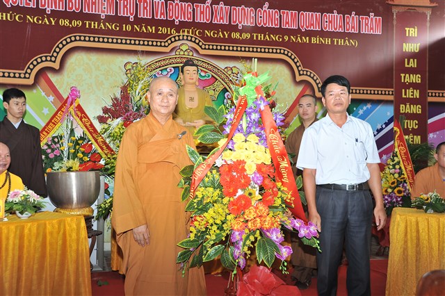 Thanh Hóa: Lễ công bố quyết định bổ nhiệm trụ trì chùa Bái Chăm