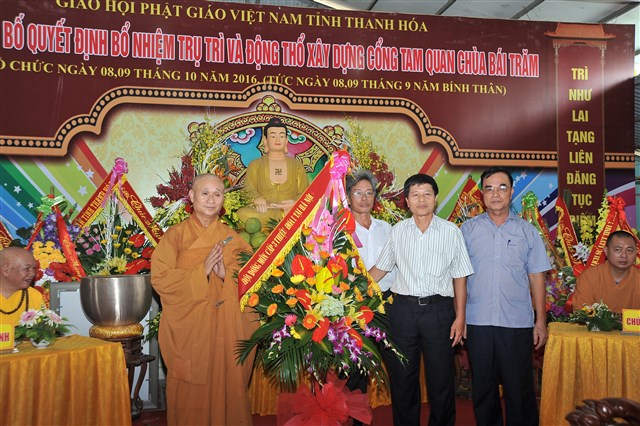 Thanh Hóa: Lễ công bố quyết định bổ nhiệm trụ trì chùa Bái Chăm