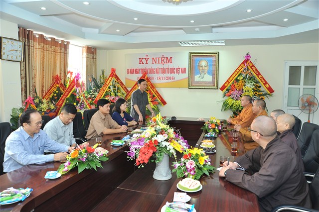 Thanh Hóa: Phật giáo chúc mừng MTTQ tỉnh nhân 86 năm ngày Truyền thống