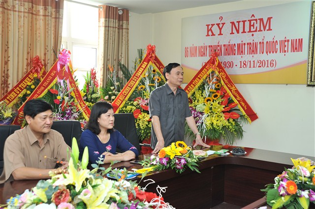 Thanh Hóa: Phật giáo chúc mừng MTTQ tỉnh nhân 86 năm ngày Truyền thống