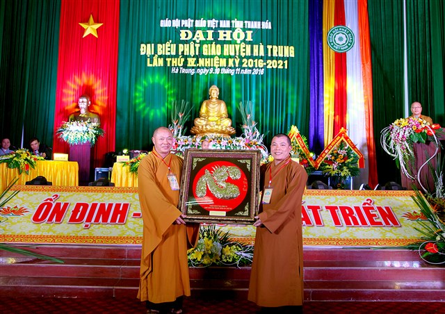 Hà Trung: Đại hội Đại biểu Phật giáo huyện NK IV (2016 – 2021)