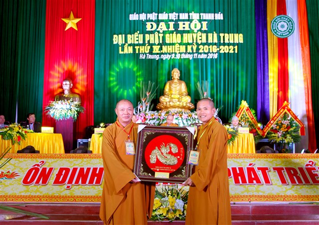 Hà Trung: Đại hội Đại biểu Phật giáo huyện NK IV (2016 – 2021)