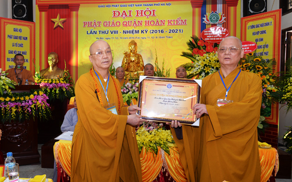 Hà Nội : Đại hội đại biểu Phật giáo quận Hoàn Kiếm nhiệm kỳ VIII (2016 – 2021)