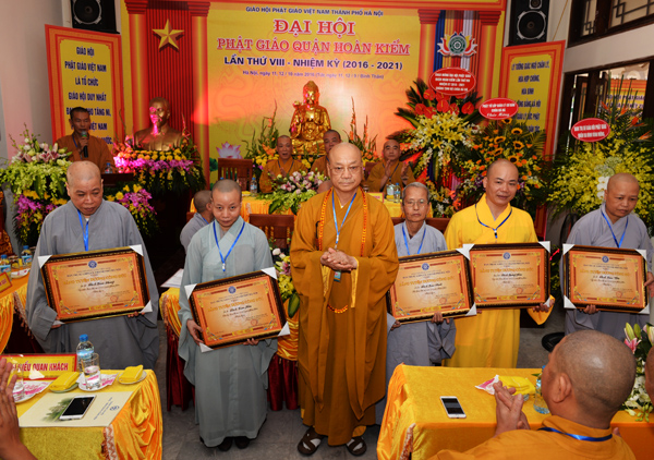Hà Nội : Đại hội đại biểu Phật giáo quận Hoàn Kiếm nhiệm kỳ VIII (2016 – 2021)