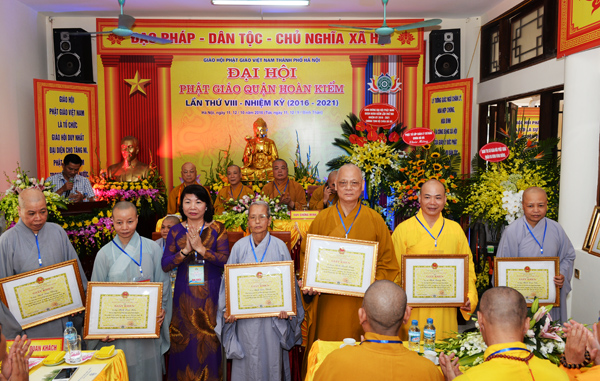 Hà Nội : Đại hội đại biểu Phật giáo quận Hoàn Kiếm nhiệm kỳ VIII (2016 – 2021)