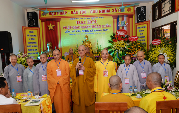 Hà Nội : Đại hội đại biểu Phật giáo quận Hoàn Kiếm nhiệm kỳ VIII (2016 – 2021)