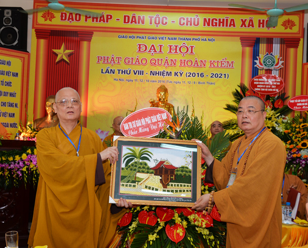 Hà Nội : Đại hội đại biểu Phật giáo quận Hoàn Kiếm nhiệm kỳ VIII (2016 – 2021)