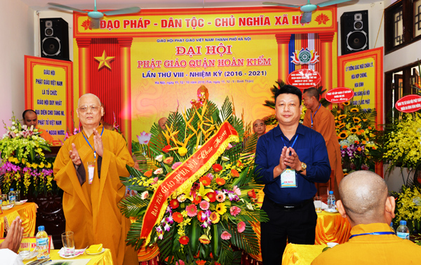Hà Nội : Đại hội đại biểu Phật giáo quận Hoàn Kiếm nhiệm kỳ VIII (2016 – 2021)