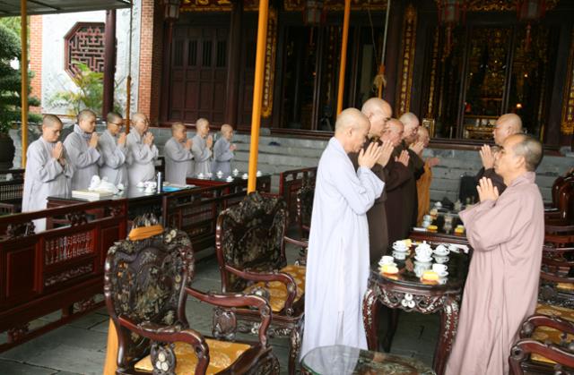 Công tác chuẩn bị Tang lễ Hòa thượng Thích Chơn Thiện