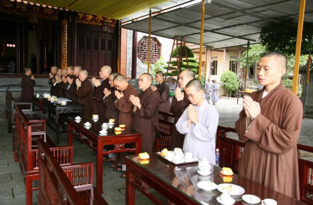 Công tác chuẩn bị Tang lễ Hòa thượng Thích Chơn Thiện