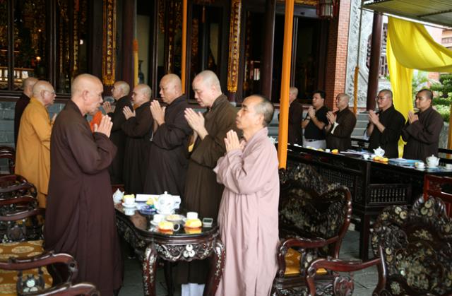 Công tác chuẩn bị Tang lễ Hòa thượng Thích Chơn Thiện