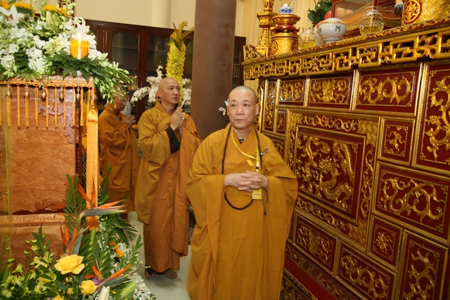 Lễ Sơ dạ cung tiến Giác linh Cố Trưởng lão HT. Thích Chơn Thiện