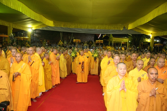 Lễ Tưởng niệm của Ban Trị sự tỉnh, Môn phái Tổ đình Tường Vân và Học viện Phật giáo Huế