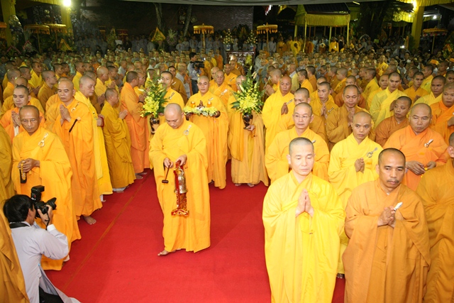 Lễ Tưởng niệm của Ban Trị sự tỉnh, Môn phái Tổ đình Tường Vân và Học viện Phật giáo Huế
