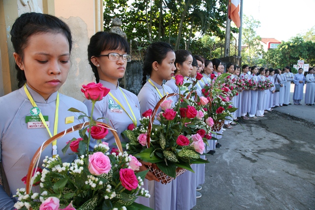 Cung nghinh Giác linh cố HT. Thích Chơn Thiện thăm 2 cơ sở Học viện và Văn phòng BTS tỉnh