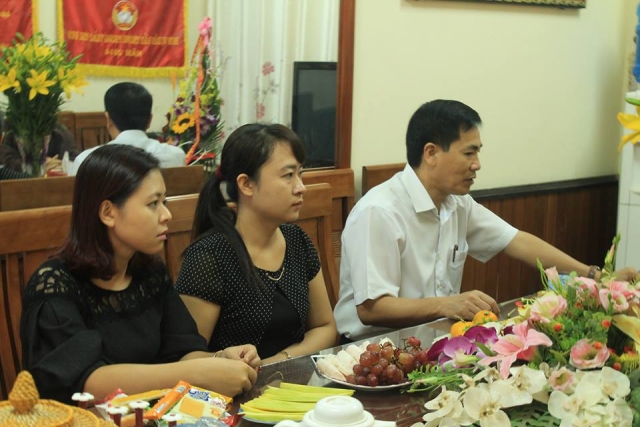 Thanh Hóa: PG Triệu Sơn chúc mừng UB MTTQ huyện nhân ngày truyền thống