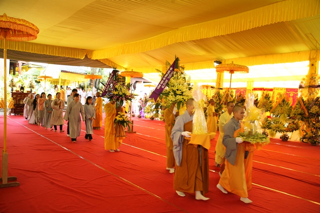 Lễ Sơ dạ cung tiến Giác linh Cố Trưởng lão HT. Thích Chơn Thiện