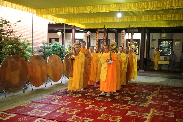 Lễ thỉnh Giác linh Cố Trưởng lão HT.Thích Chơn Thiện yết Phật, Tổ