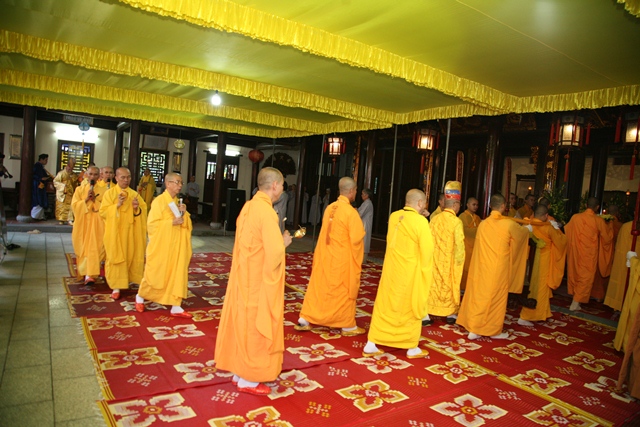 Lễ thỉnh Giác linh Cố Trưởng lão HT.Thích Chơn Thiện yết Phật, Tổ