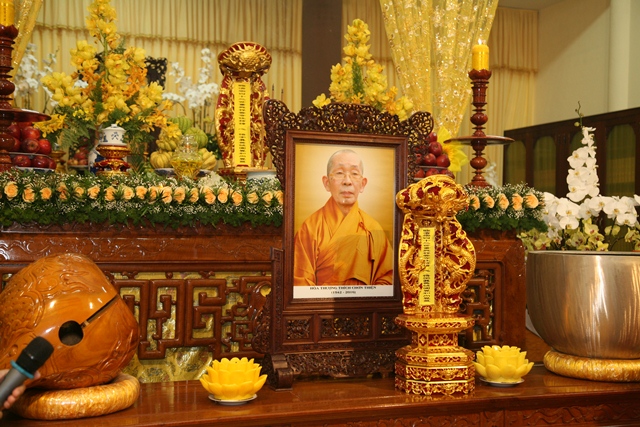 Lễ thỉnh Giác linh Cố Trưởng lão HT.Thích Chơn Thiện yết Phật, Tổ