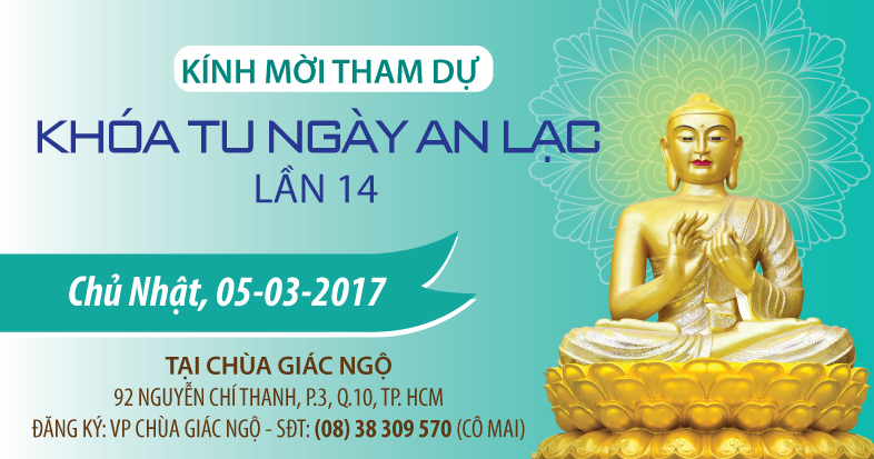 Thư Mời Tham Dự Khóa Tu Ngày An Lạc Lần 14