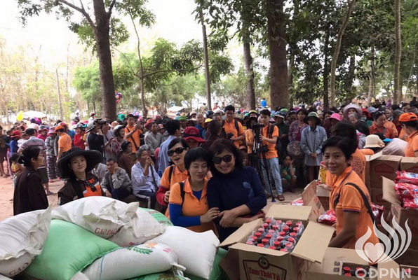 Quỹ Đạo Phật Ngày Nay: Tổng kết chương trình “Trao tặng yêu thương” đợt 2  tại hồ  Dầu Tiếng Tây Ninh (C100)