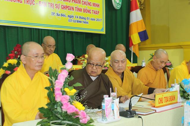 Phật Giáo Đồng Tháp tổng kết Phật sự năm 2016