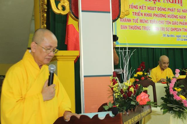 Phật Giáo Đồng Tháp tổng kết Phật sự năm 2016