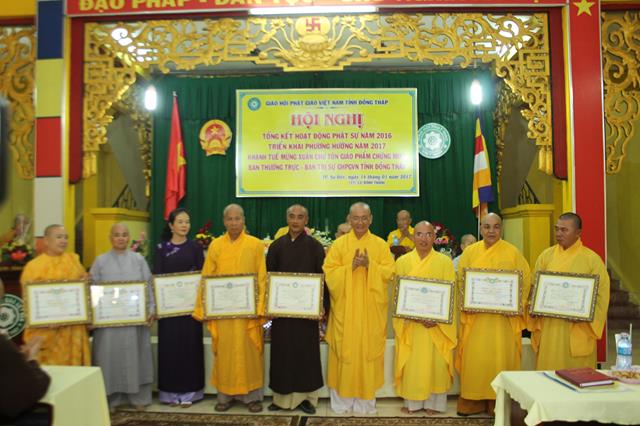 Phật Giáo Đồng Tháp tổng kết Phật sự năm 2016