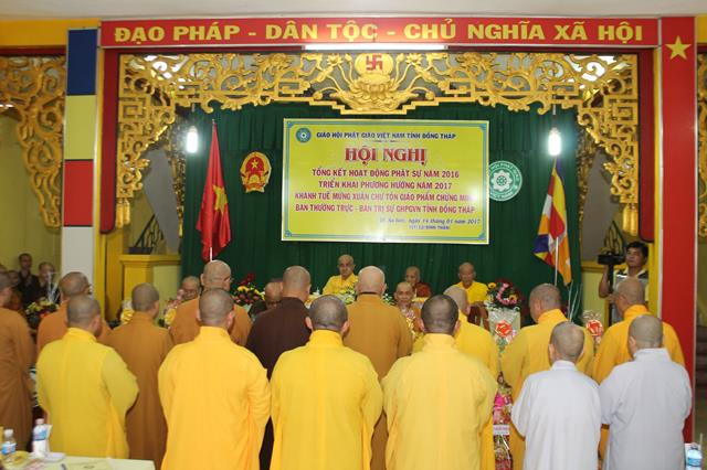 Phật Giáo Đồng Tháp tổng kết Phật sự năm 2016
