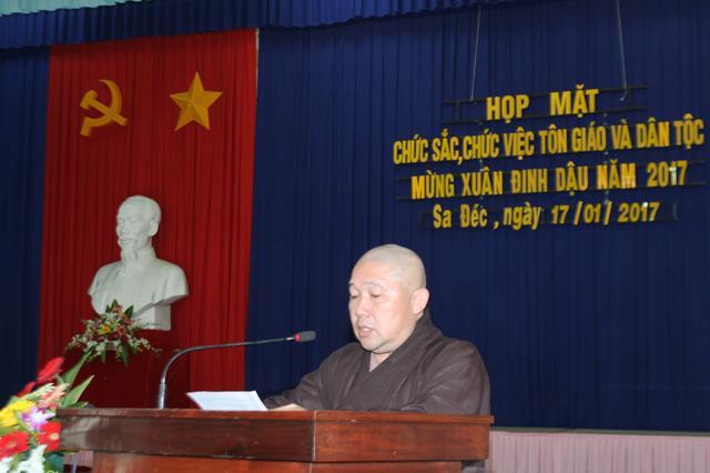 Thành Phố Sa Đéc Họp mặt chức sắc đầu năm 2017