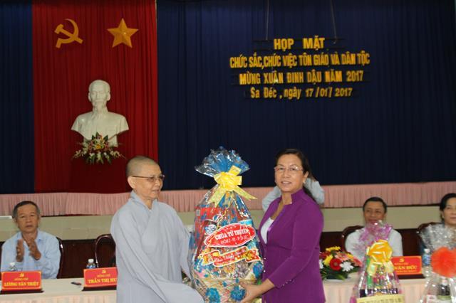 Thành Phố Sa Đéc Họp mặt chức sắc đầu năm 2017