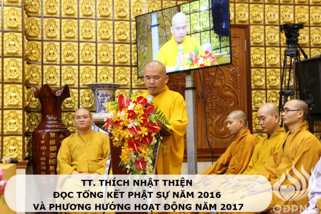 Báo Cáo Tổng Kết Phật Sự Năm 2016 Của Chùa Giác Ngộ