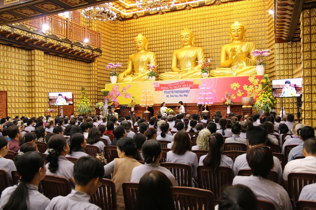 Chùa Giác Ngộ: Khóa tu ngày an lạc lần thứ 13