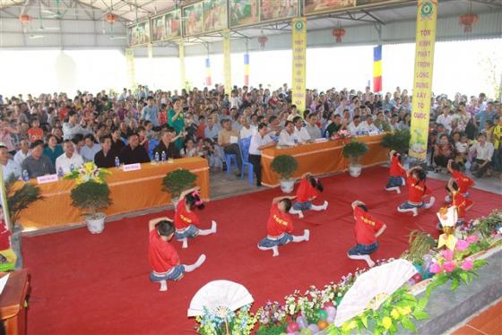 Đón mừng Phật Đản PL. 2561 tại chùa Lễ Động-Triệu Sơn