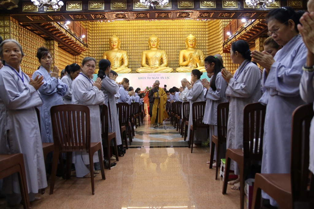 Chùa Giác Ngộ: Khóa tu ngày an lạc lần thứ 20