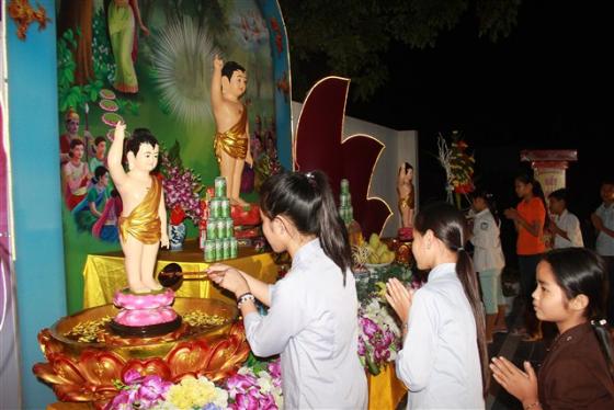 Lễ Phật đản tại chùa Thiên Thanh - Triệu Sơn