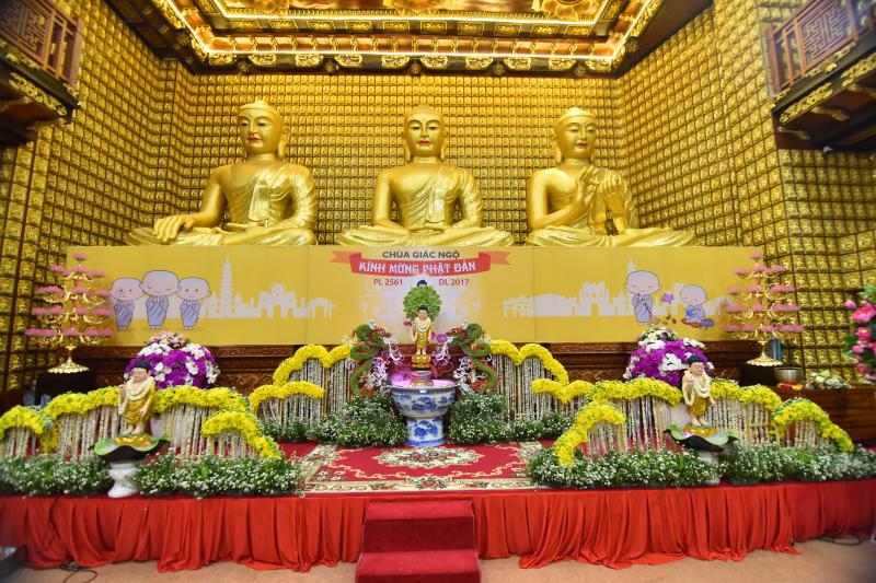Chùa Giác Ngộ: Long trọng tổ chức chương trình đại lệ Phật đản PL. 2561 – DL. 2017