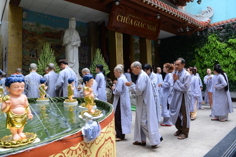 Chùa Giác Ngộ:Ngày tu tập thứ ba tại khóa tu ‘’Xuất gia gieo duyên’’ lần thứ 2