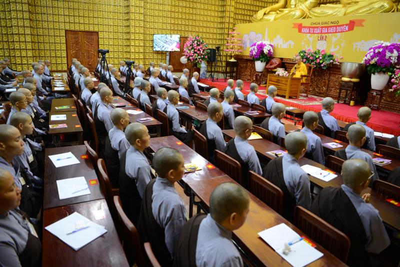 Chùa Giác Ngộ:Ngày tu tập thứ ba tại khóa tu ‘’Xuất gia gieo duyên’’ lần thứ 2